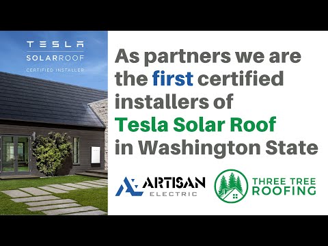 Tesla Solar Roof Certified Installers in Seattle, Washington