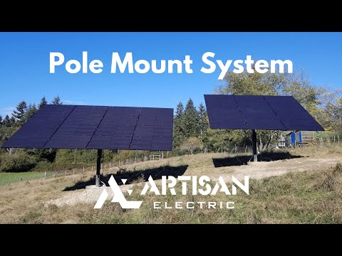 Pole Mount Installation Using MT Solar