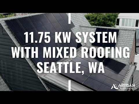 Stunning 11.75 kW Seattle Solar Installation: Overcoming Unique Challenges with Artisan Electric Inc