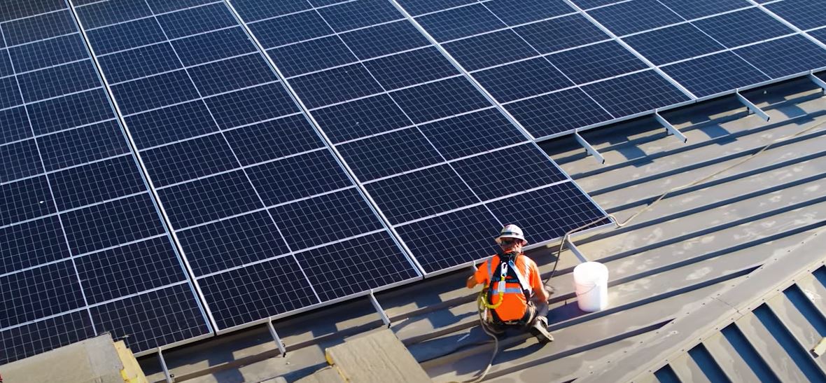 climate pledge arena solar