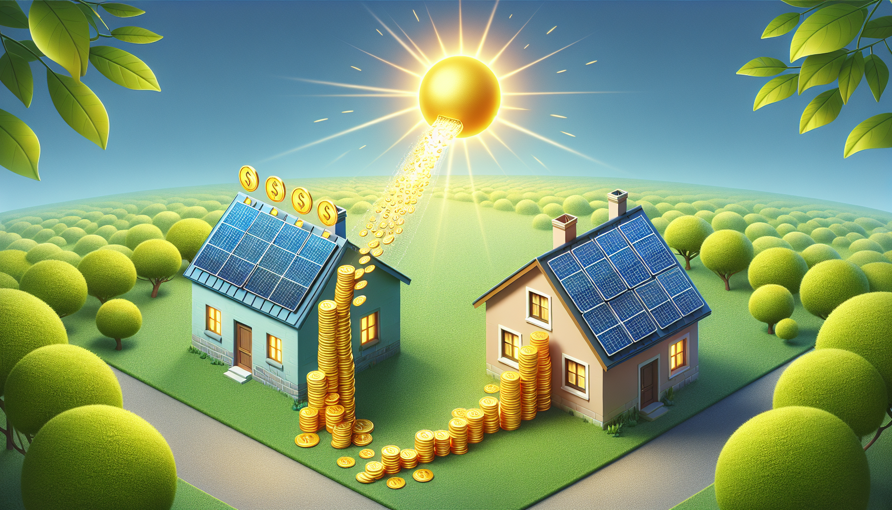 Long-term solar savings comparison